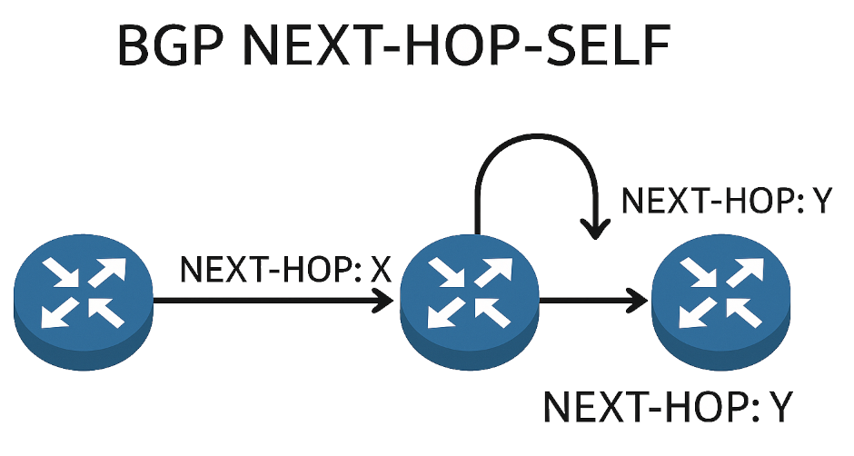 Protocolo BGP: Next-Hop Self